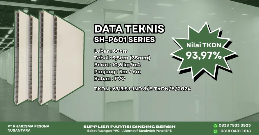 Partisi Dinding PVC Terbaik Indonesia - Supplier Partisi Dinding Bersih - PT KHARISMA PESONA NUSANTARA