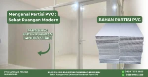 Mengenal Partisi PVC Solusi Desain Praktis untuk Sekat Ruangan