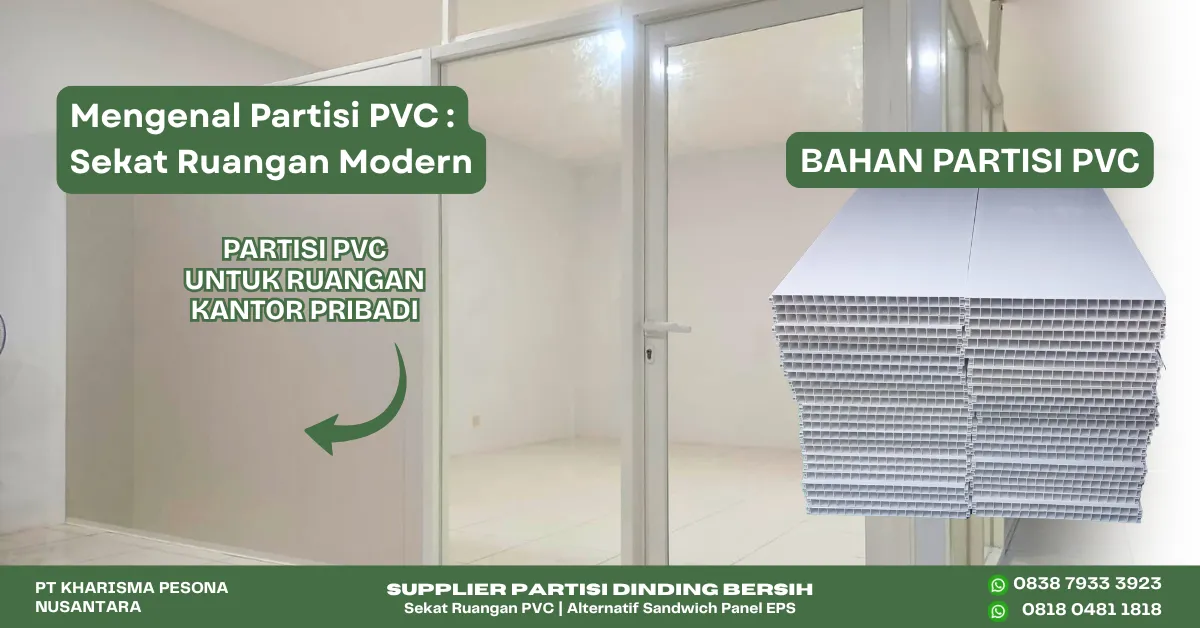 Mengenal Partisi PVC Solusi Desain Praktis untuk Sekat Ruangan